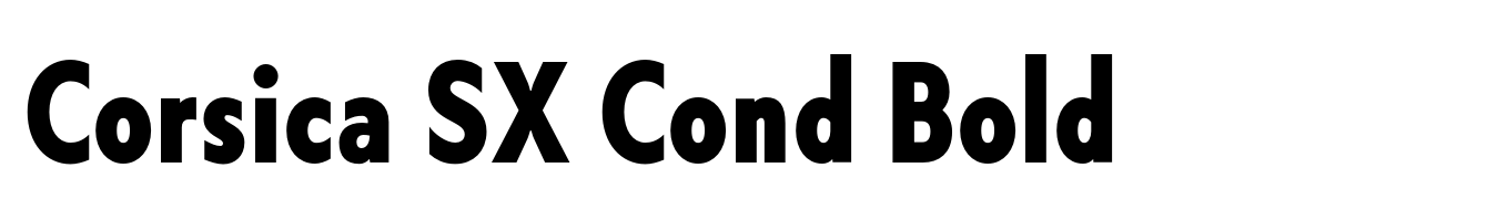 Corsica SX Cond Bold